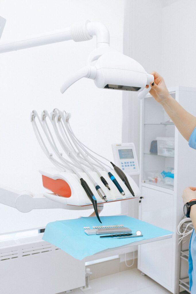 Diş kliniği ünit detayı